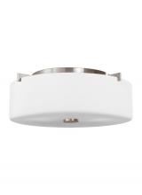 Generation Lighting FM313EN3/BS - Small Two Light Flush Mount