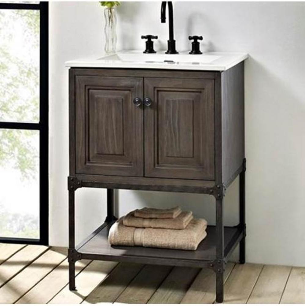 Toledo 24&apos;&apos; Vanity - Door - Driftwood Gray