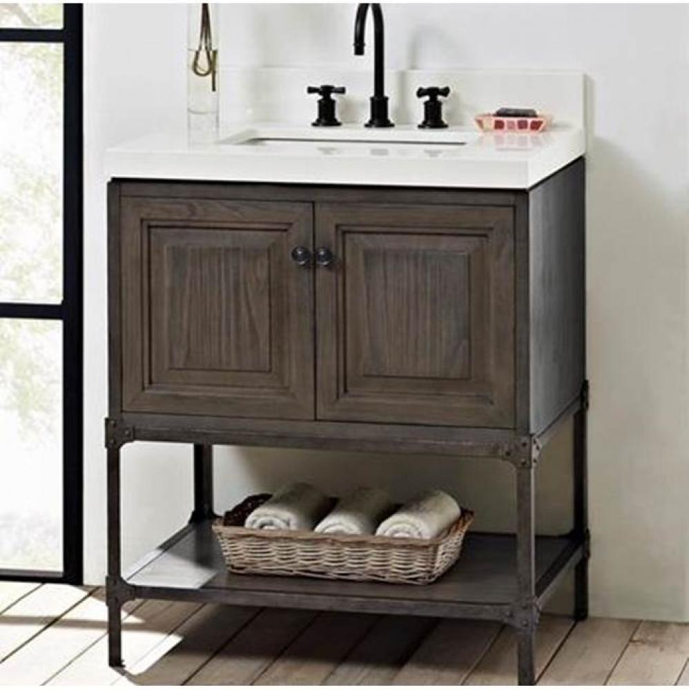 Toledo 30&apos;&apos; Vanity - Door - Driftwood Gray