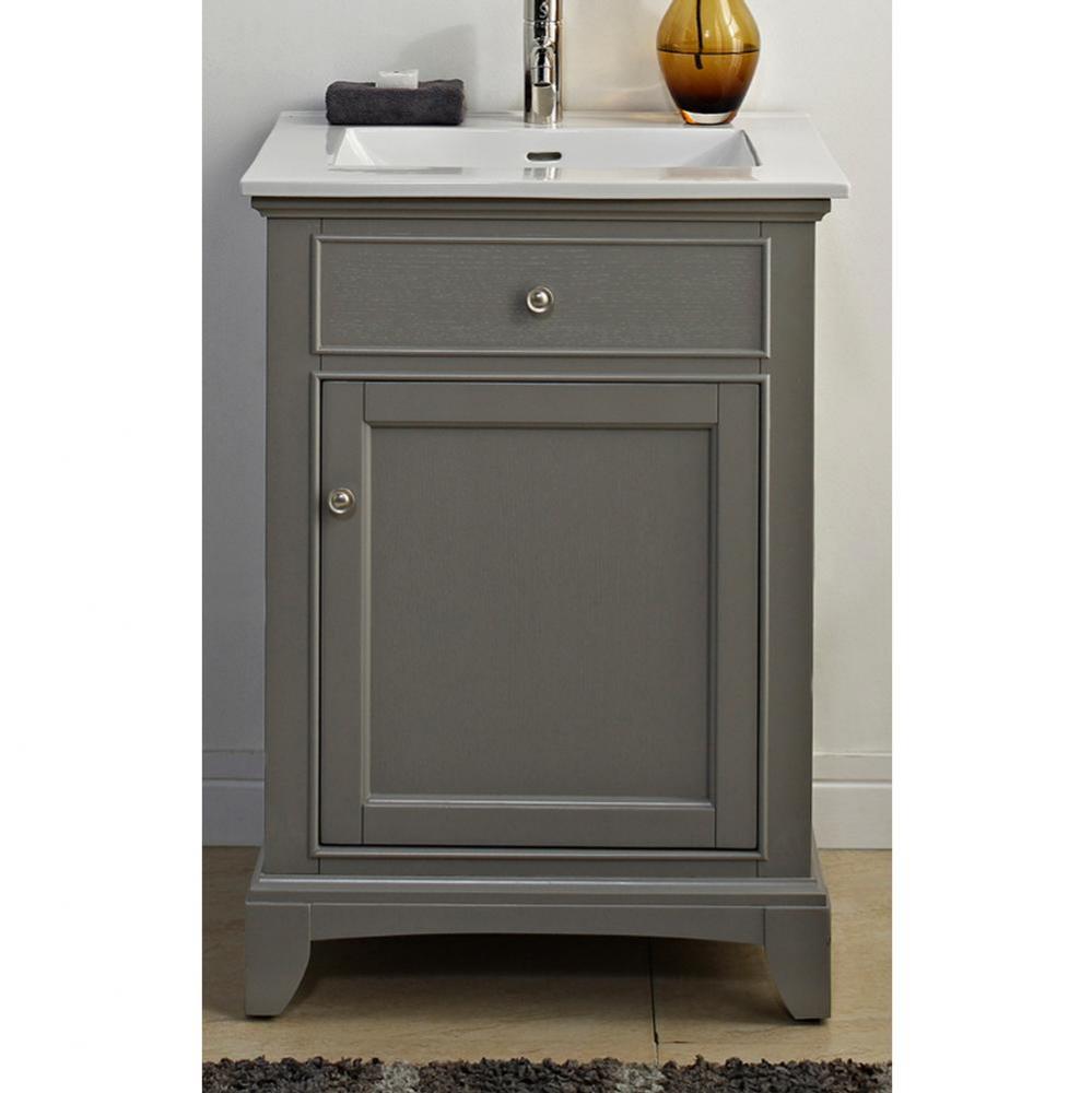 Smithfield 24&apos;&apos; Vanity - Medium Gray