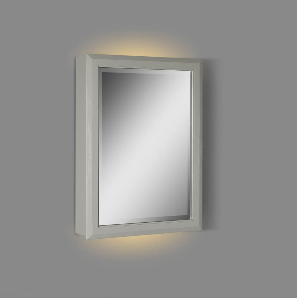 Charlottesville 20&apos;&apos; LED Medicine Cabinet - right - Light Gray