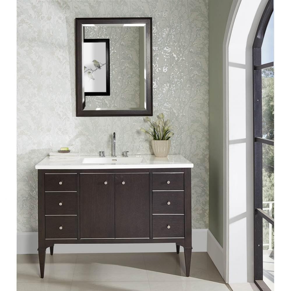 Charlottesville w/Nickel 48&apos;&apos; Vanity - Door - Vintage Black