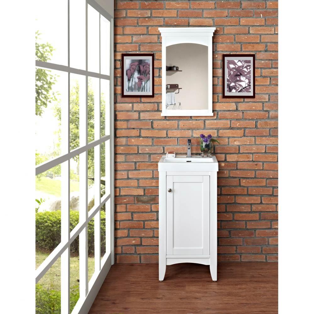 Shaker Americana 18x16&apos;&apos; Vanity - Polar White