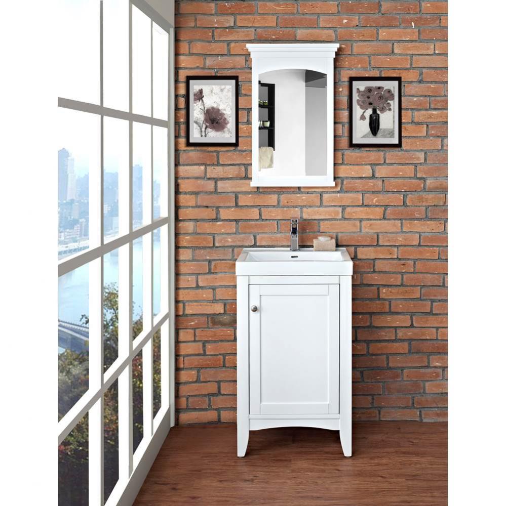 Shaker Americana 21x18&apos;&apos; Vanity - Polar White