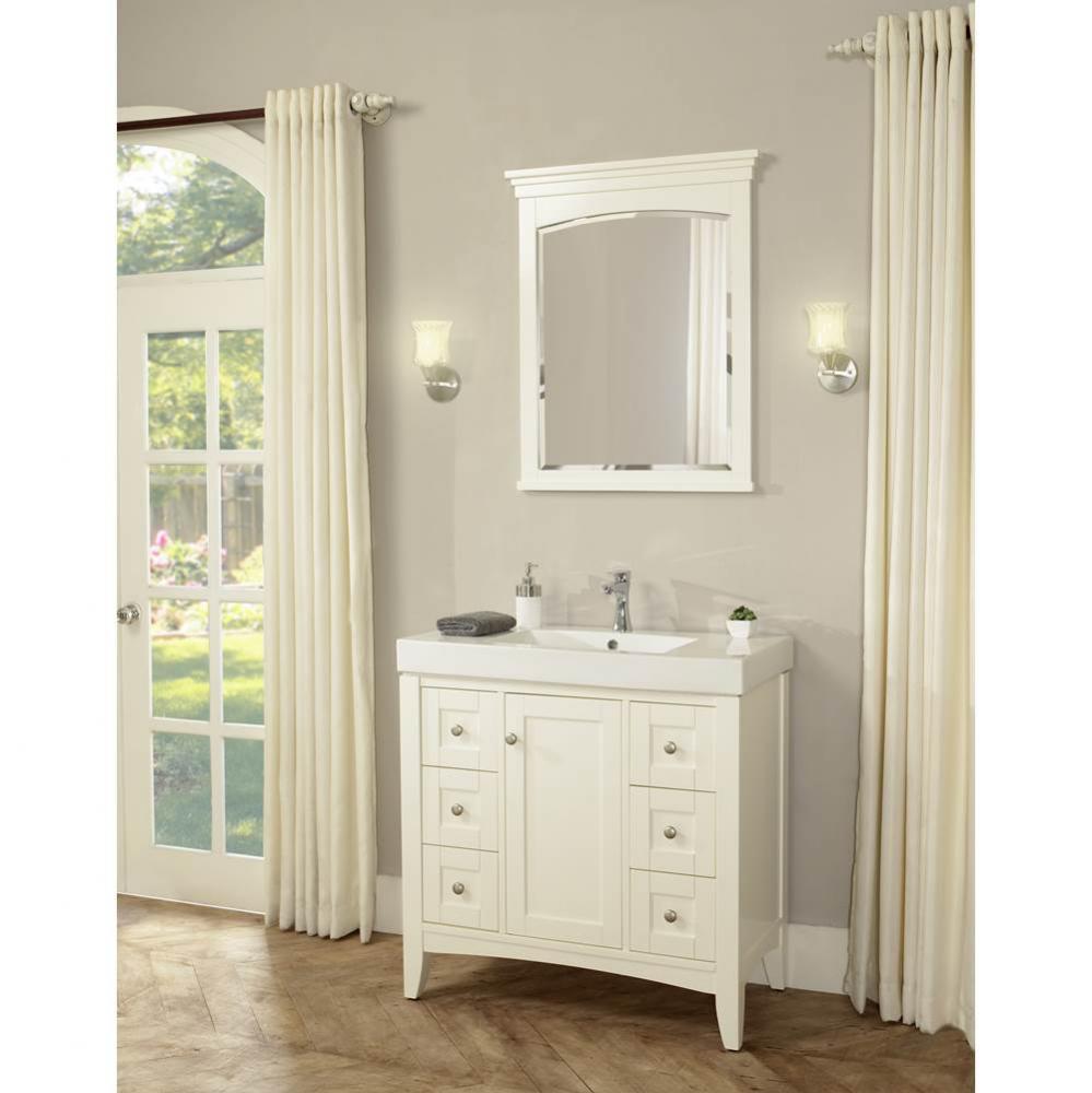 Shaker Americana 36x18&apos;&apos; Vanity - Polar White