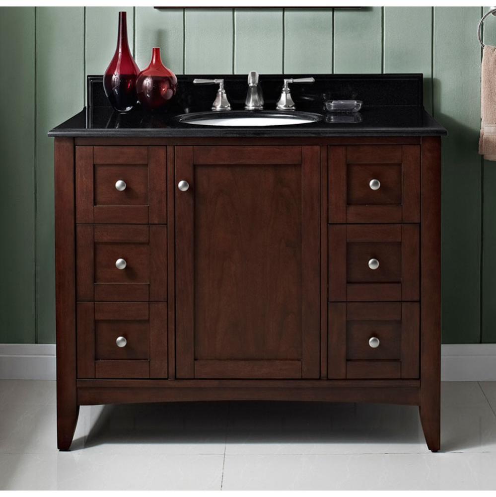 Shaker Americana 42&apos;&apos; Vanity In Habana Cherry