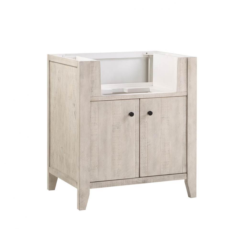 River View 30&apos;&apos; Farmhouse Vanity - Toasted Almond