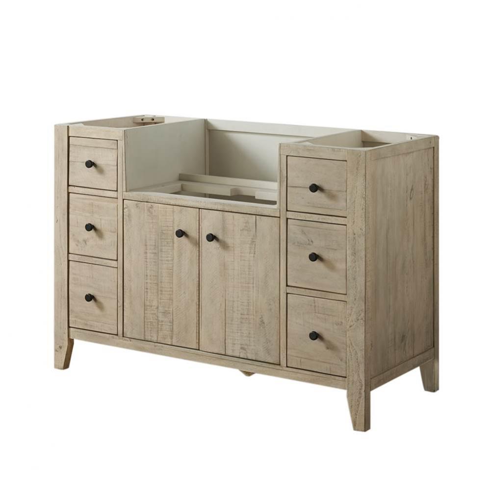 River View 48&apos;&apos; Farmhouse Vanity - Toasted Almond