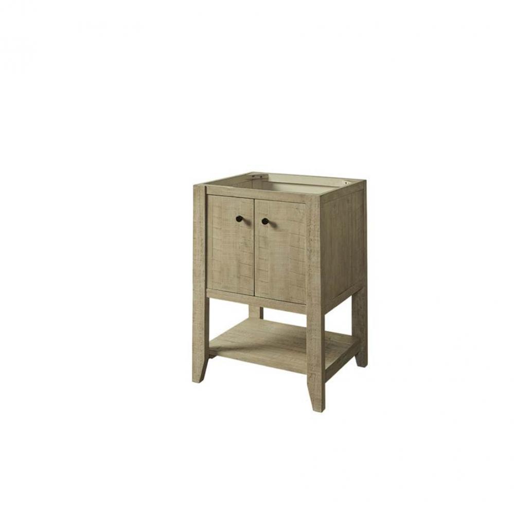 River View 24&apos;&apos; Open Shelf Vanity - Toasted Almond