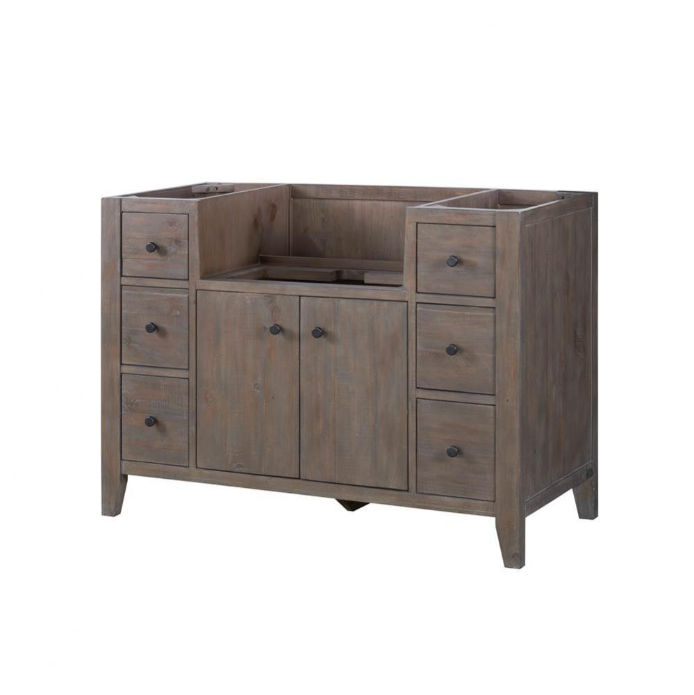 River View 48&apos;&apos; Farmhouse Vanity - Coffee Bean