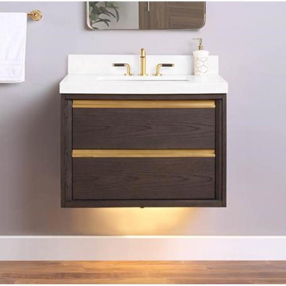 Ambassador 30&apos;&apos; Wall Mount Vanity - Burnt Chocolate