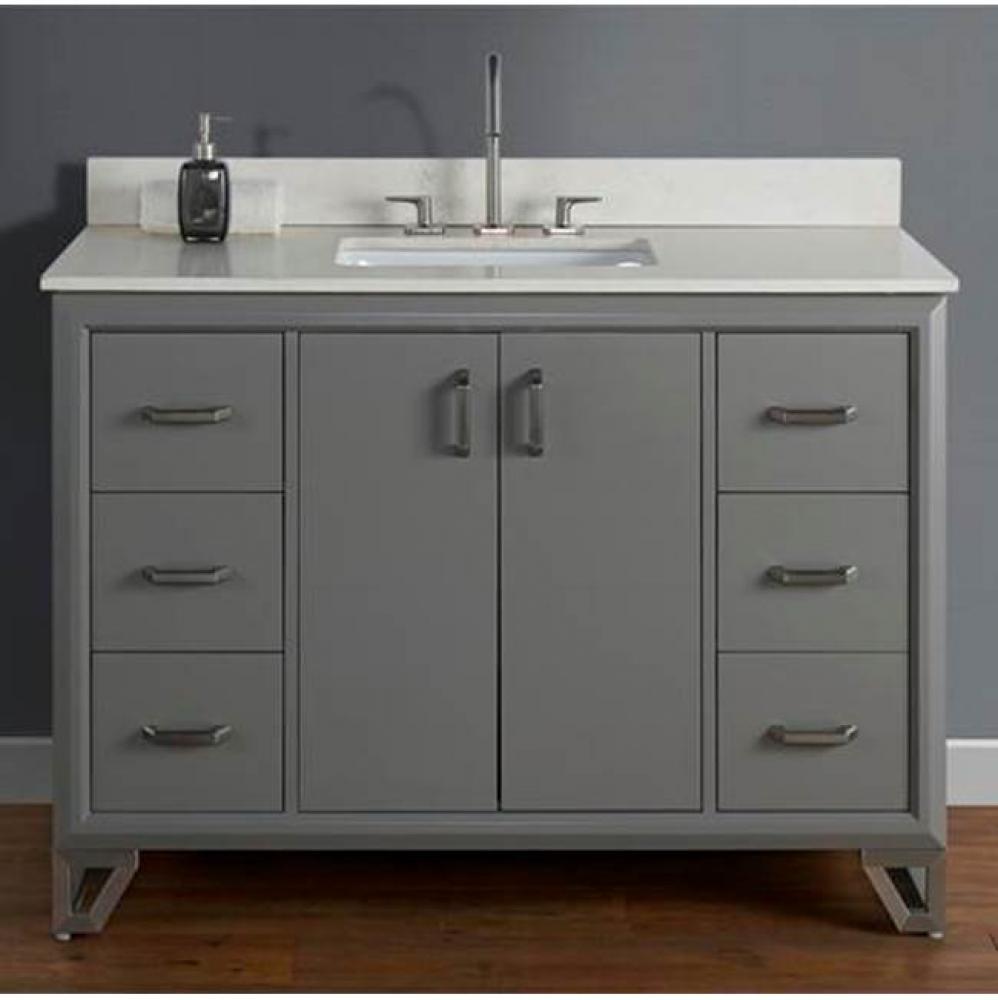 Revival 48&apos;&apos; Vanity In Glossy Med Gray