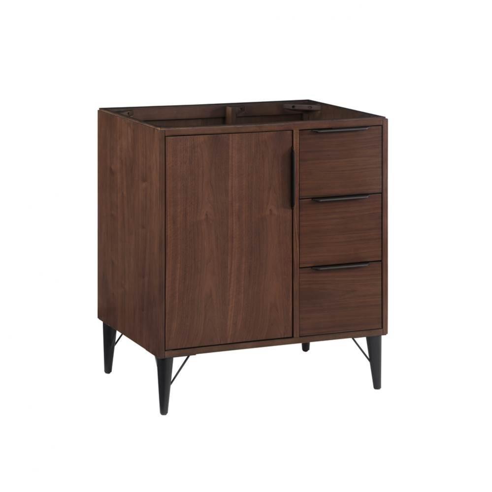 Grand Central 30&apos;&apos; Vanity Drawer-right - Natural Walnut