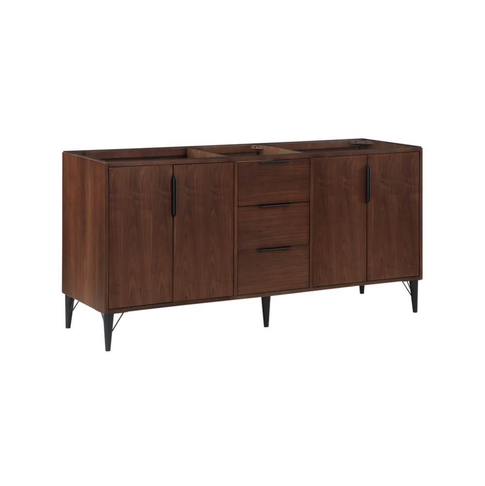 Grand Central 72&apos;&apos; Double Bowl Vanity - Natural Walnut