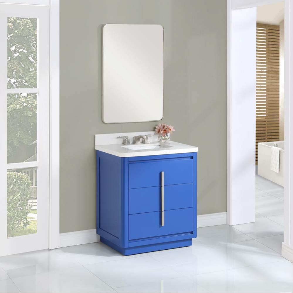 Design Studio 30&apos;&apos; Vanity, Top &amp; Sink Set - Classic Blue