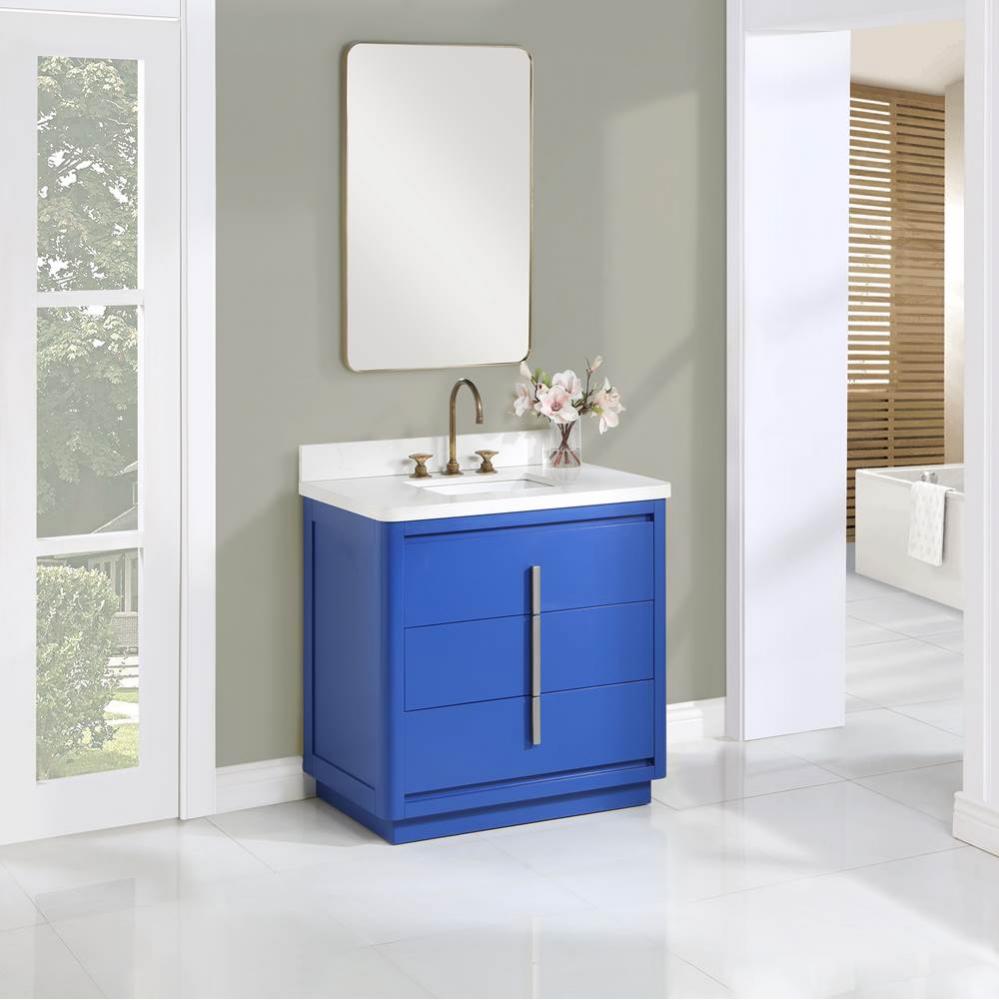 Design Studio 36&apos;&apos; Vanity, Top &amp; Sink Set - Classic Blue