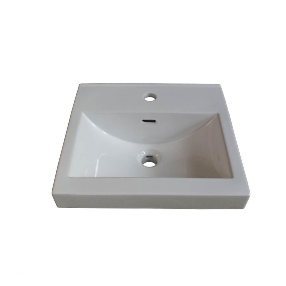 18x16&apos;&apos; White Ceramic Sink