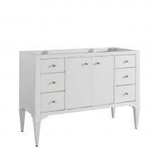 Fairmont Designs 1509-V48A - Charlottesville w/Brass 48'' Vanity - Polar White