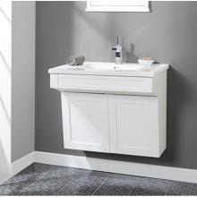 Fairmont Designs 1512-WV3021 - Shaker Americana 30'' Wall Mount Vanity - Polar White