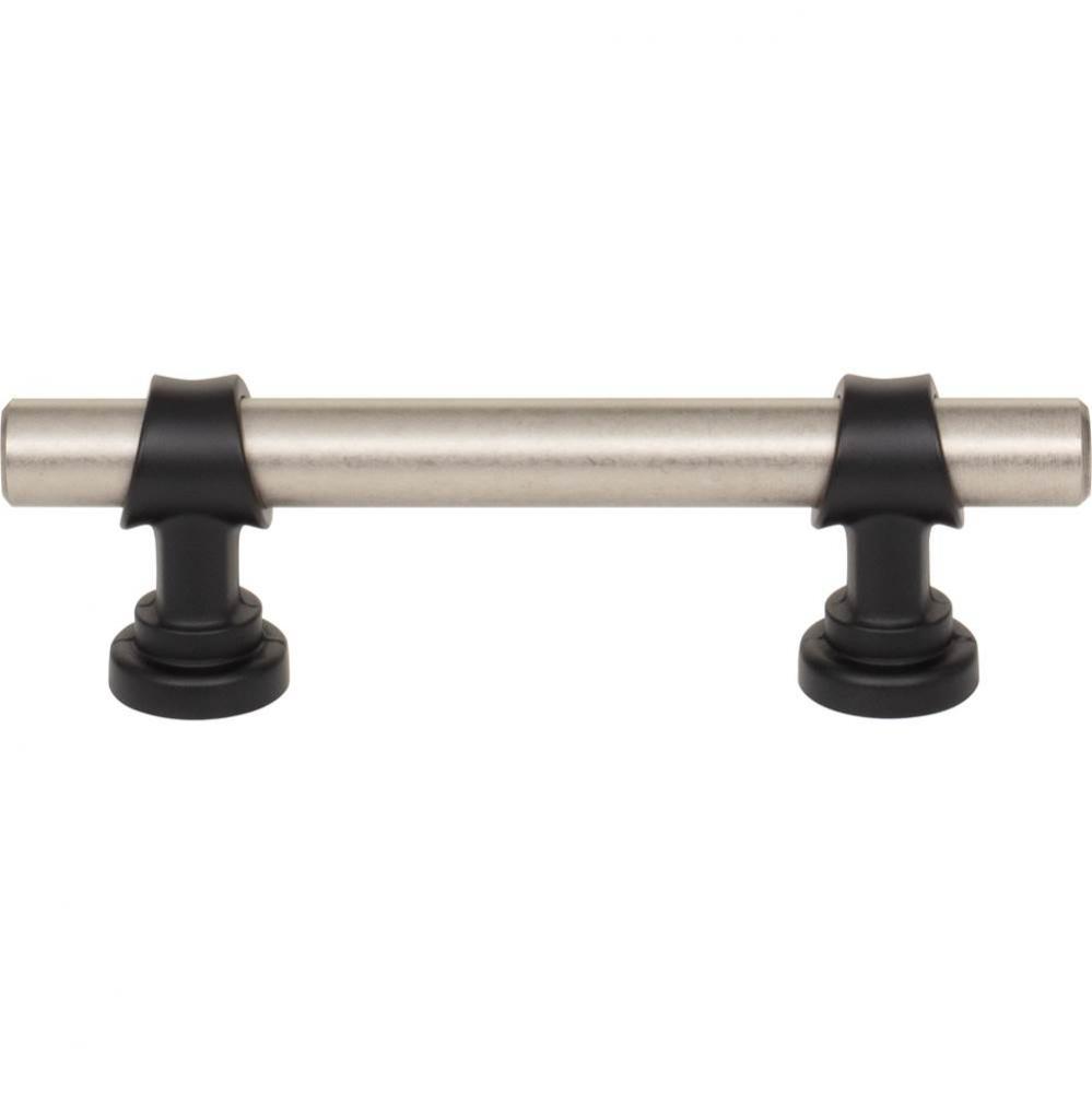 Bit Pull 3 Inch (c-c) Pewter Antique and Flat Black