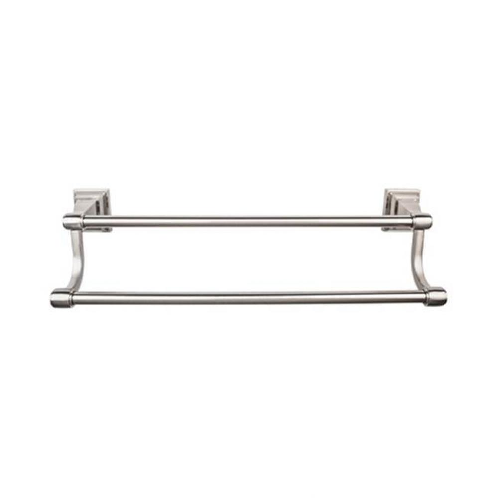 Stratton Bath Towel Bar 30 Inch Double Brushed Satin Nickel