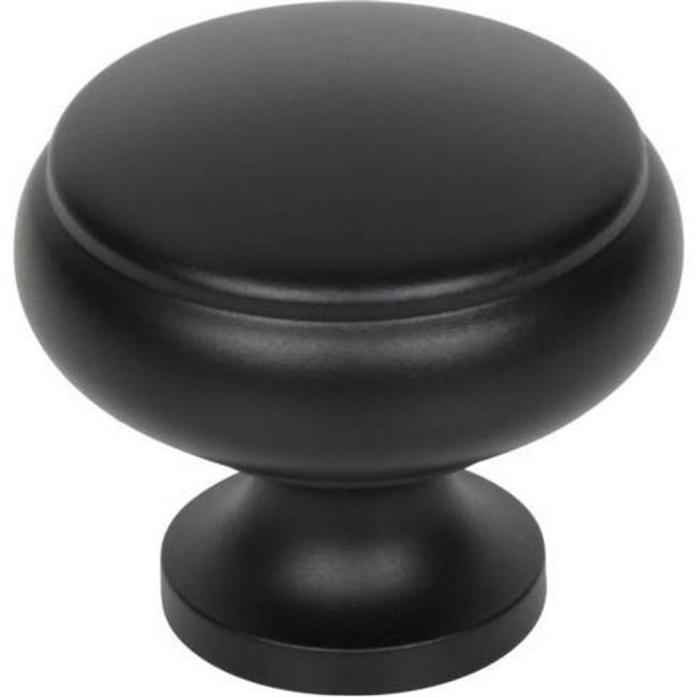 Cumberland Knob 1 1/4 Inch Flat Black