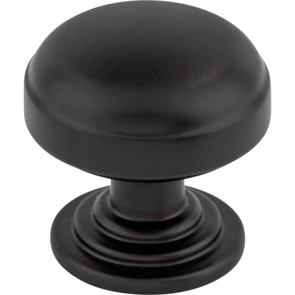 Ellis Knob 1 1/4 Inch Flat Black