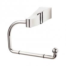 Top Knobs AQ4PN - Aqua Bath Tissue Hook  Polished Nickel