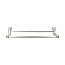 Top Knobs AQ9BSN - Aqua Bath Towel Bar 24 Inch Double Brushed Satin Nickel