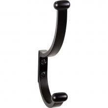 Top Knobs TK1066BLK - Hillmont Hook 6 1/8 Inch Flat Black