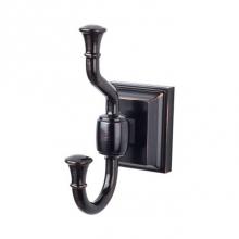 Top Knobs STK2TB - Stratton Bath Double Hook  Tuscan Bronze