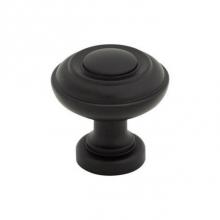 Top Knobs TK3070BLK - Ulster Knob 1 1/4 Inch Flat Black