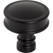 Top Knobs TK3140BLK - Cranford Knob 1 1/4 Inch Flat Black