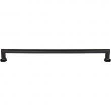 Top Knobs TK3158BLK - Morris Appliance Pull 18 Inch (c-c) Flat Black