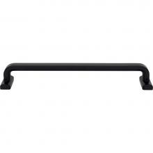 Top Knobs TK3168BLK - Harrison Appliance Pull 12 Inch (c-c) Flat Black