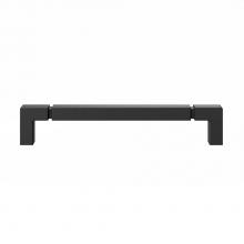 Top Knobs TK3212BLK - Lawrence Pull 6 5/16 Inch (c-c) Flat Black