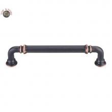 Top Knobs TK323UM - Reeded Pull 5 Inch (c-c) Umbrio