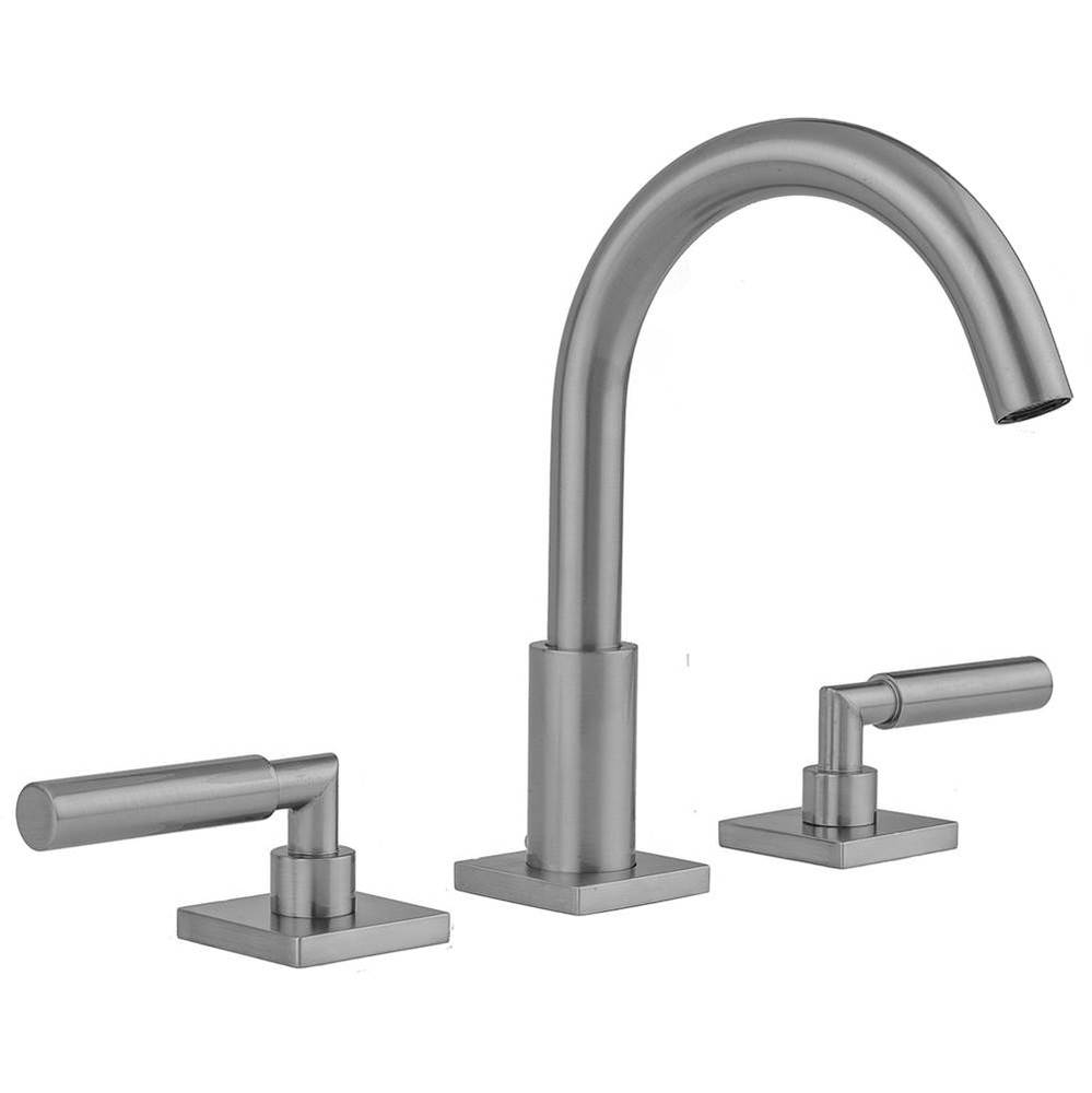 Uptown Contempo Faucet with Square Escutcheons &amp; Hub Base Lever Handles -1.2 GPM