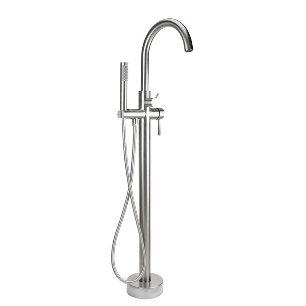 Uptown Contempo Freestanding Tub Filler with Handshower &amp; Handshower Hose