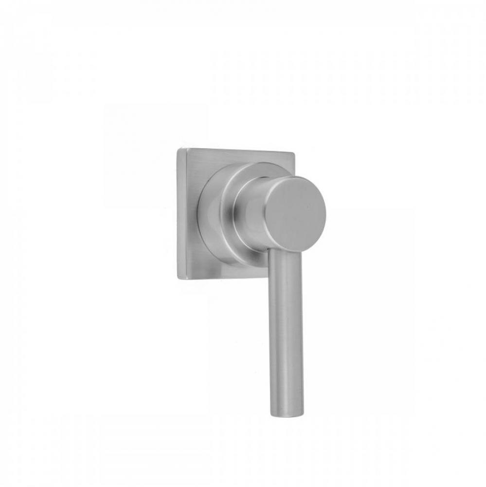 Contempo Lever with Square Escutcheon Trim for Exacto Volume Controls and Diverters (J-VC34 / J-VC