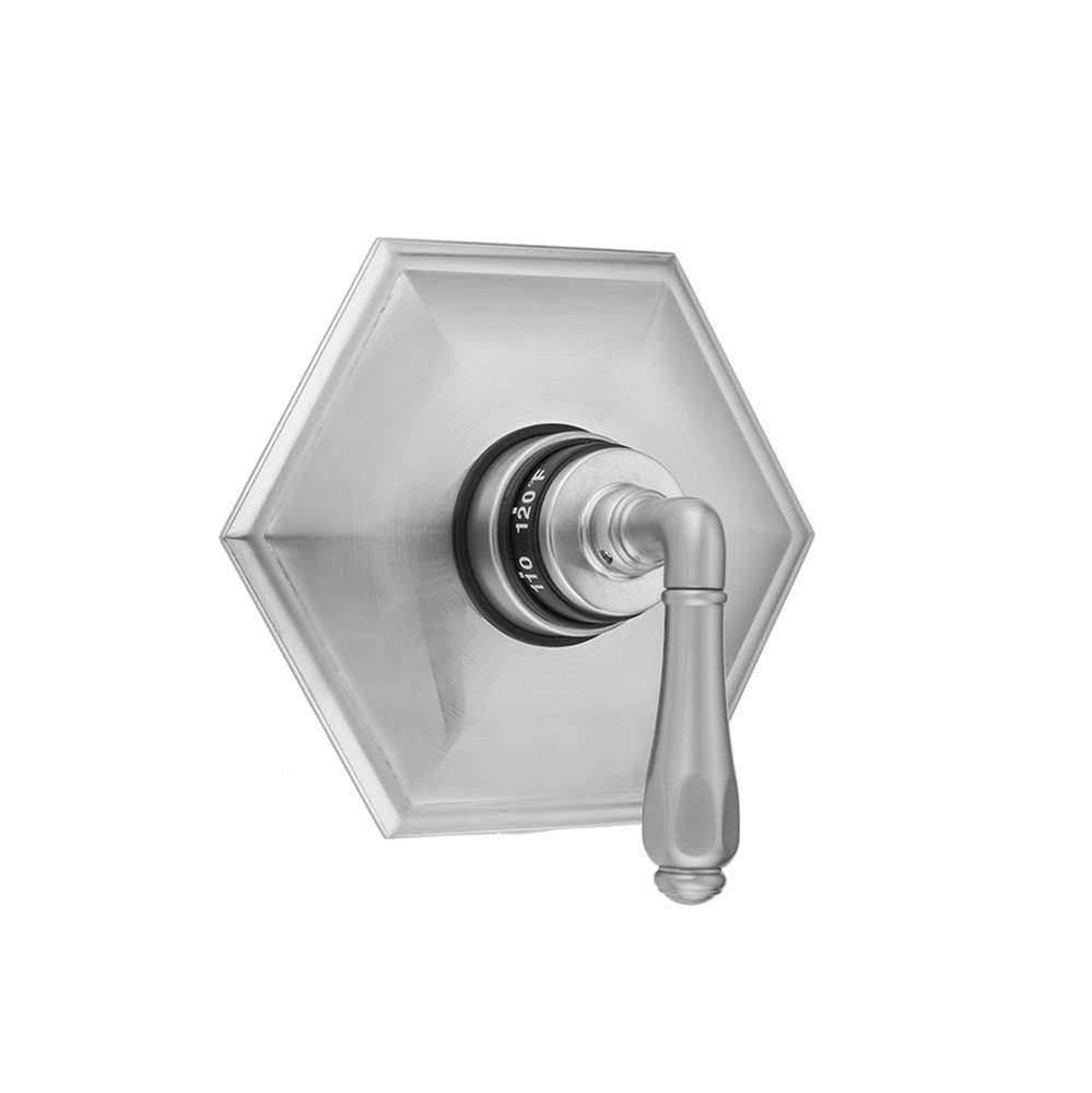 Hex Plate with Smooth Lever Trim for Thermostatic Valves (J-TH34 &amp; J-TH12)