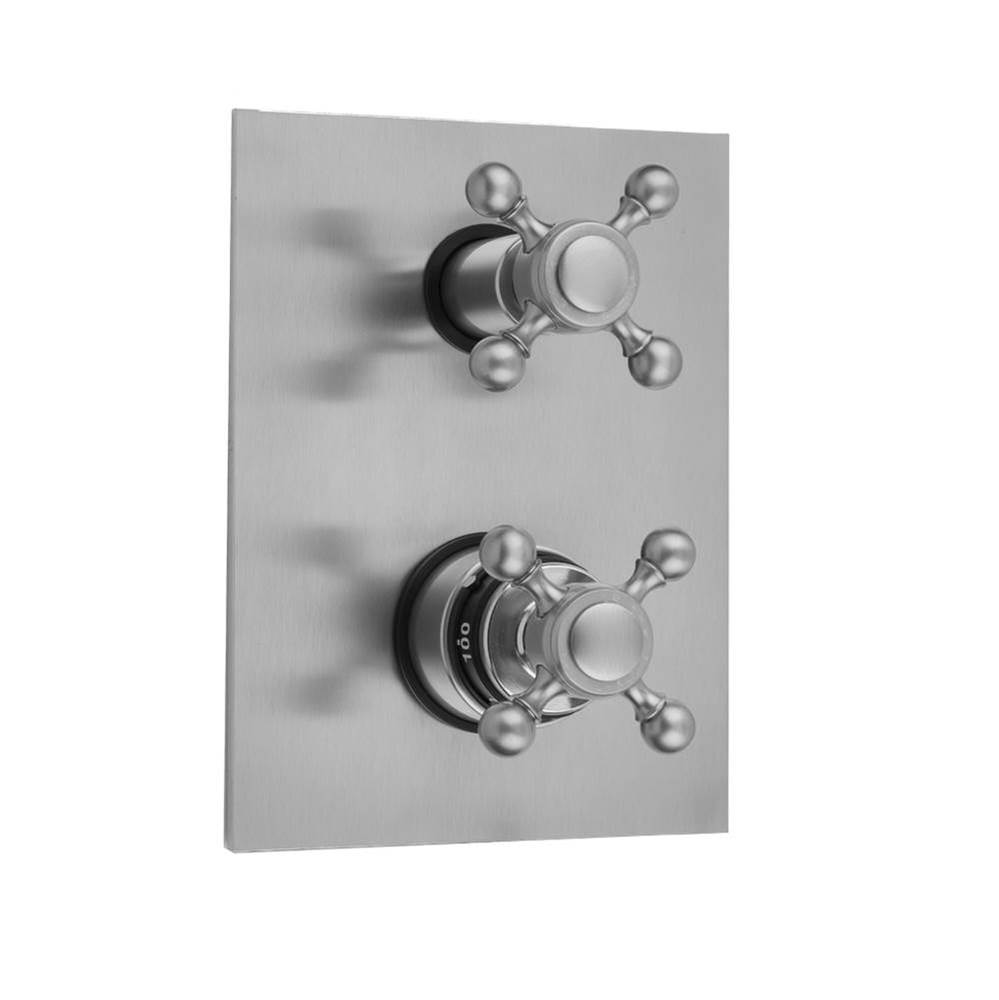 Rectangle Plate with Ball Cross Thermostatic Valve with Ball Cross Built-in 2-Way Or 3-Way Diverte