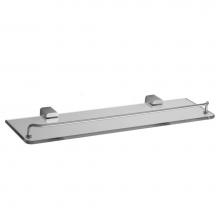 Jaclo 5401-GSW-PEW - CUBIX® II Glass Shelf with Wire Rail