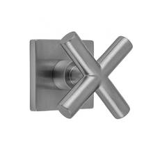 Jaclo TSQ462-TRIM-ALD - Contempo Slim Cross with Square Escutcheon Trim for Exacto Volume Controls and Diverters (J-VC34 /