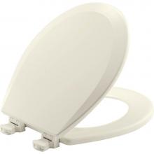 Bemis 500EC 346 - Round Molded Wood Toilet Seat with EasyClean & Change Hinge - Biscuit