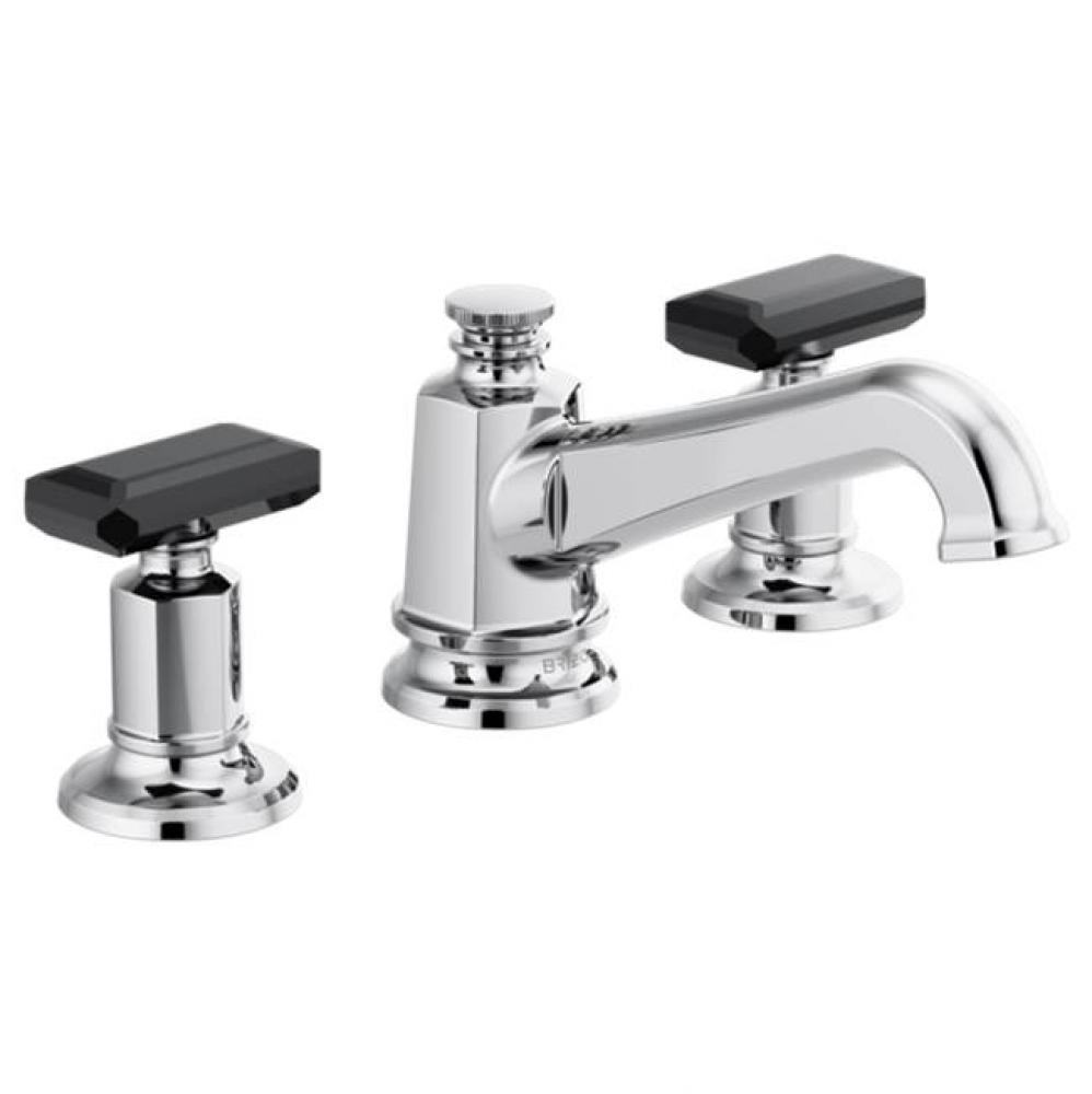 Invari&#xae; Widespread Lavatory Faucet with Angled Spout - Less Handles 1.5 GPM