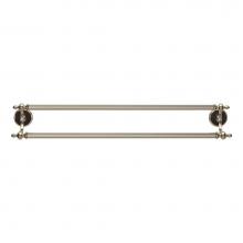 Brizo 692585-PNCO - Charlotte: 24'' Double Towel Bar