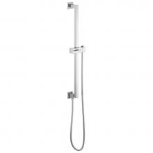 Brizo 74799-PC - Universal Showering Linear Square Slide Bar With Hose