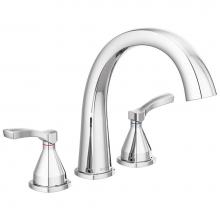 Delta Faucet T2777 - Stryke® Three Hole Roman Tub Trim