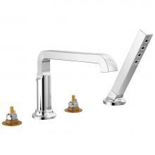 Delta Faucet T4789-PR-LHP - Tetra™ Roman Tub Trim with Hand Shower